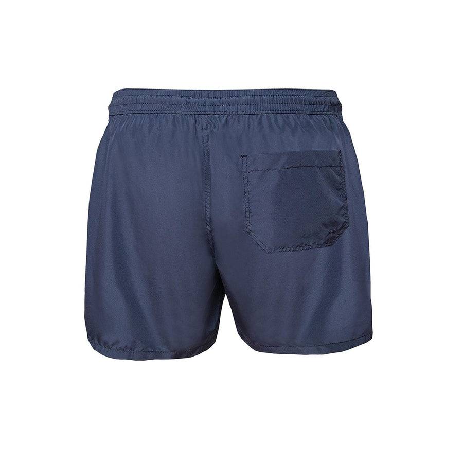 Paolo Pecora Costume da Bagno Boxer Tinta Unita Blue Offerta