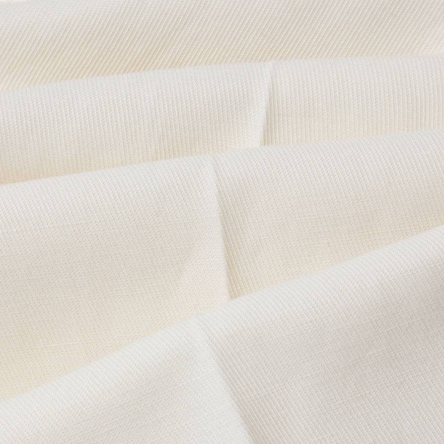 Paolo Pecora Bermuda Sartoriale in Tela di Cotone Lino - Bianco Prezzo Ridotto