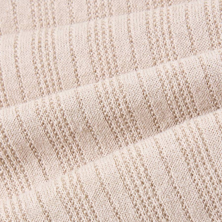 Paolo Pecora Maglia in Lino Cotone Extrafine - Sabbia Sottocosto