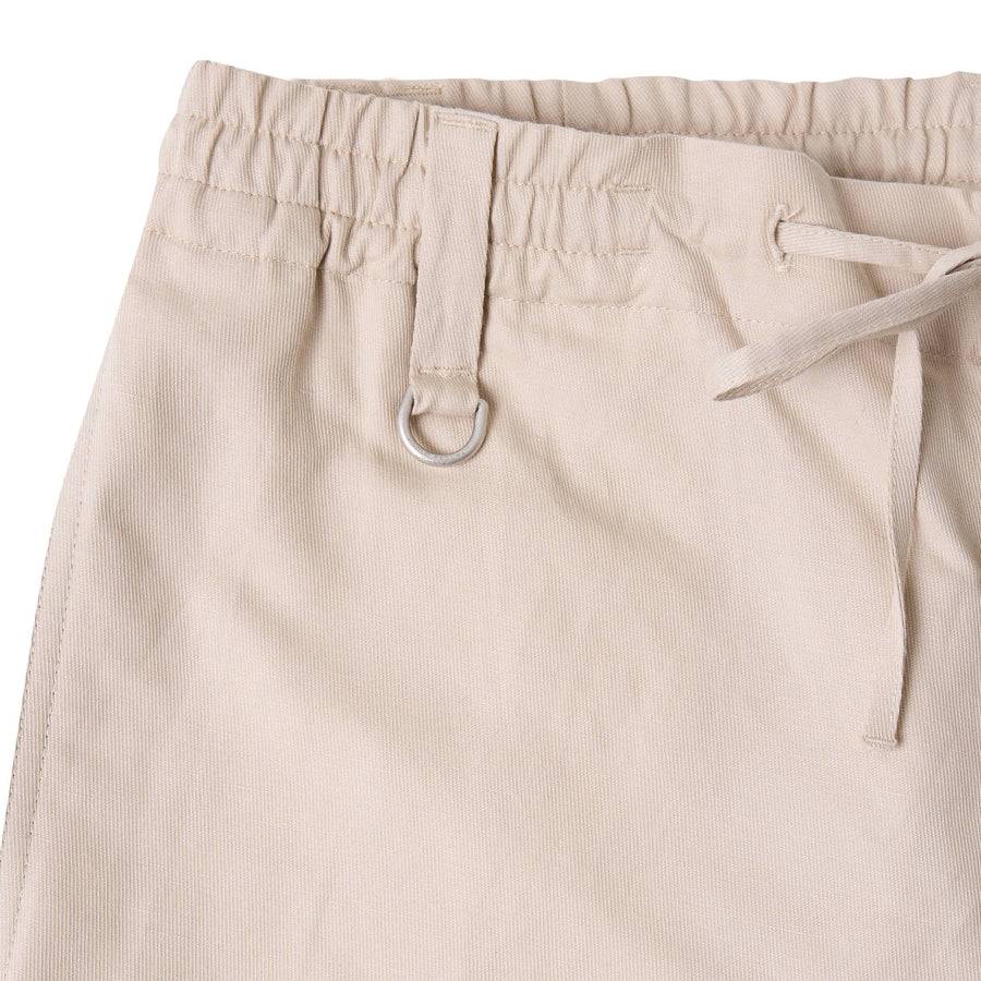 Paolo Pecora Pantalone in Tela di Cotone Lino - Sabbia Offerte