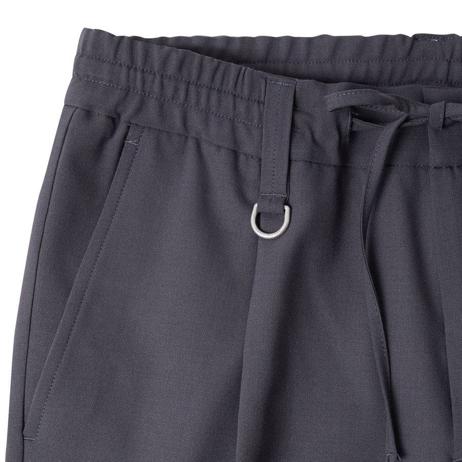 Paolo Pecora Pantalone in Fresco Lana - Grigio Antracite Nuova