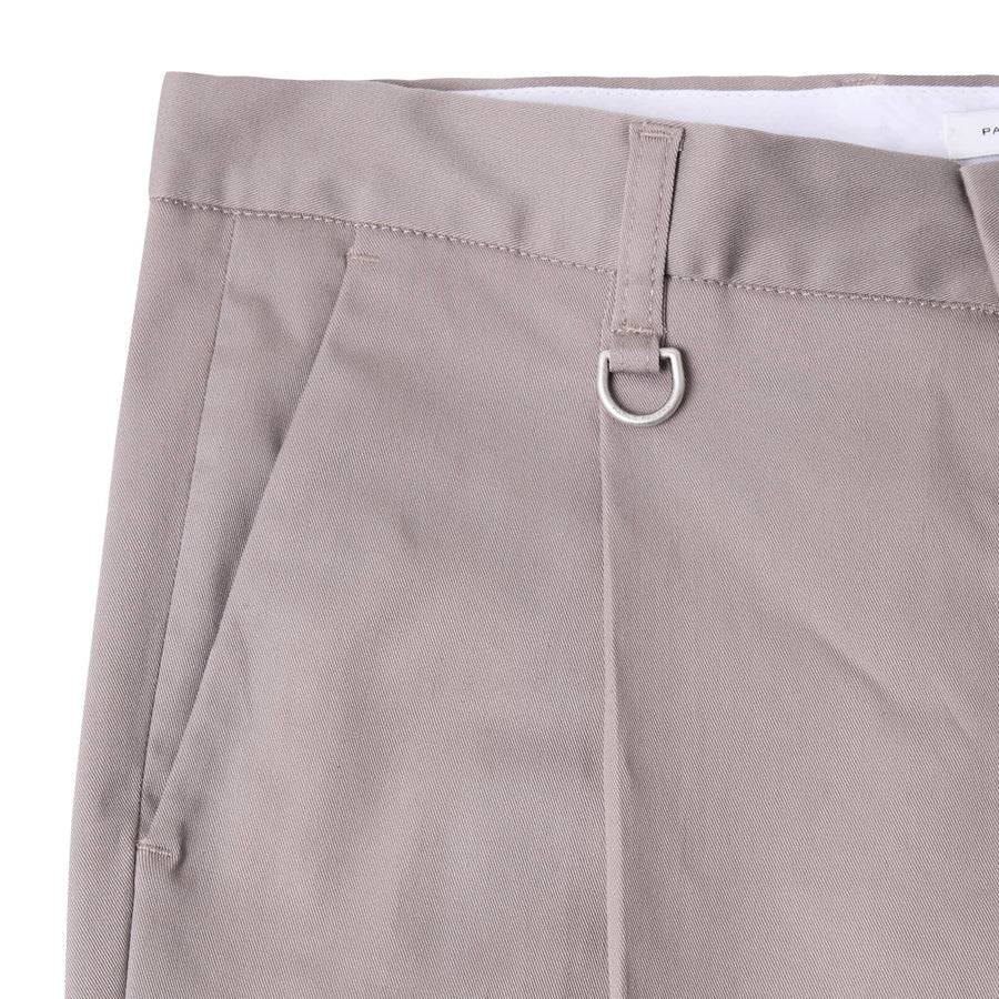 Paolo Pecora Chino Gabardina di Cotone Stretch - Tortora Negozi Online