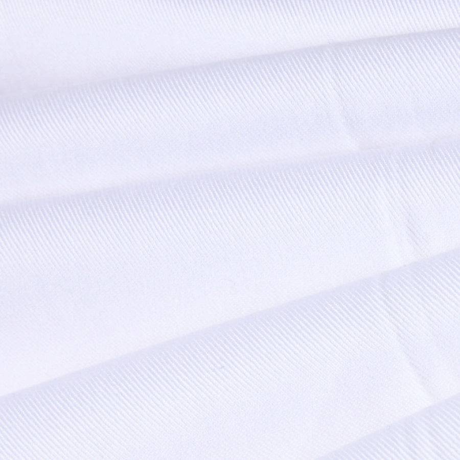 Paolo Pecora Chino Sartoriale in Gabardina di Cotone - Bianco Prezzo Ridotto