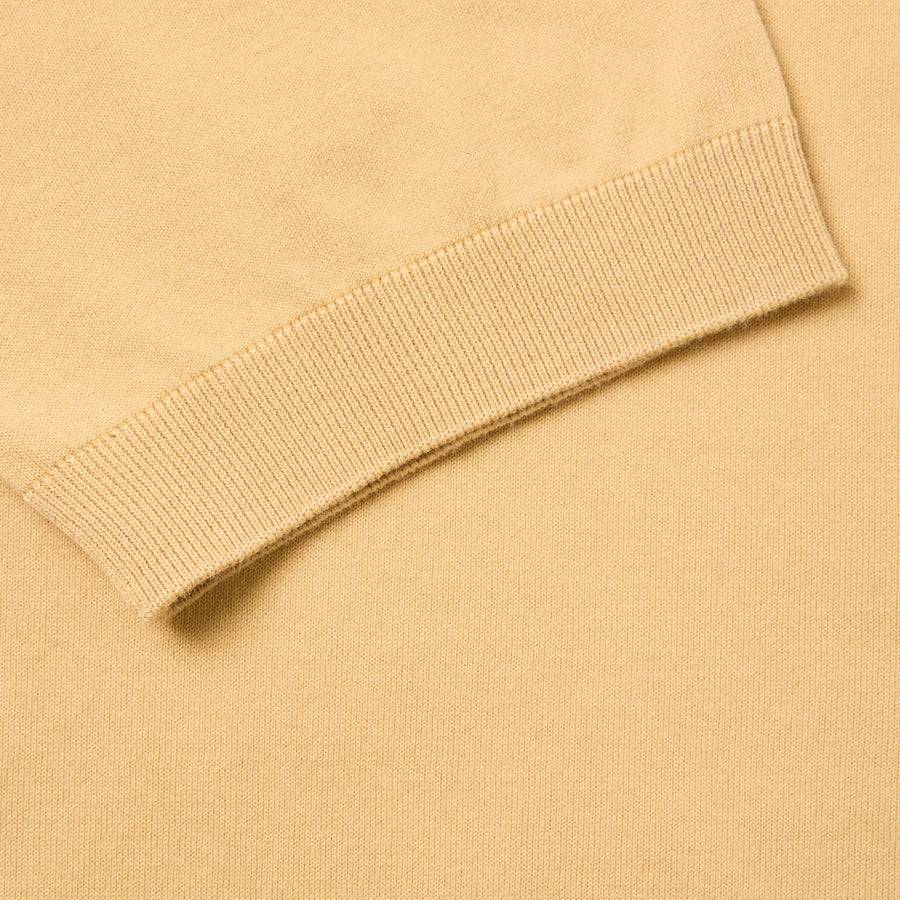Paolo Pecora Maglia Girocollo in Puro Cotone Extrafine - Curry Convenienza
