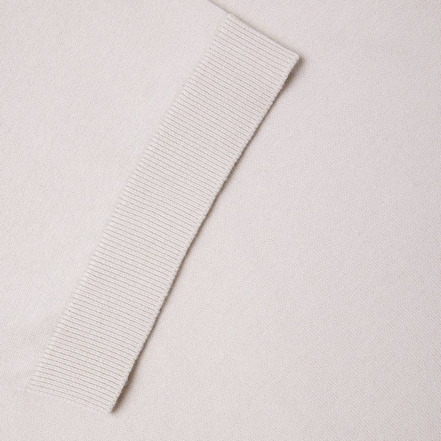 Paolo Pecora Maglia in Cotone Extrafine - Sabbia Offerta