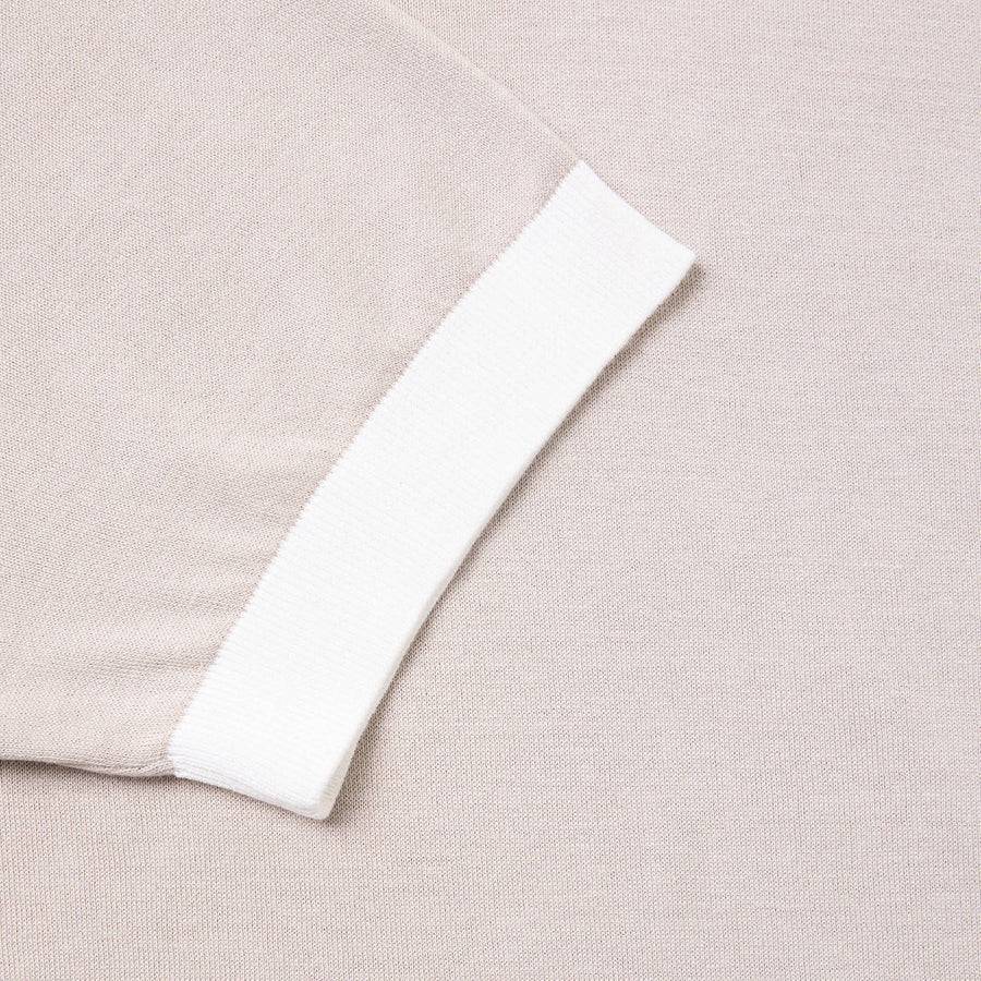 Paolo Pecora Maglia in Seta Cotone Extrafine - Eleganza Sabbia Online