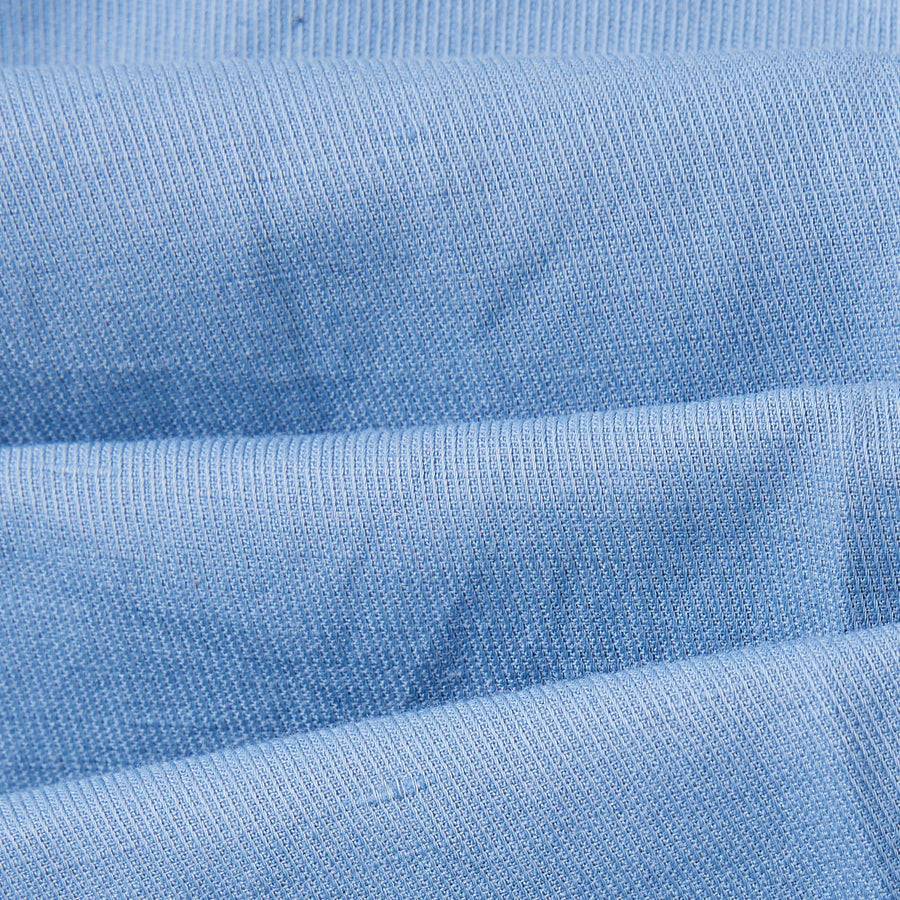 Paolo Pecora Chino in Tela di Cotone Lino - Azzurro Hotsell