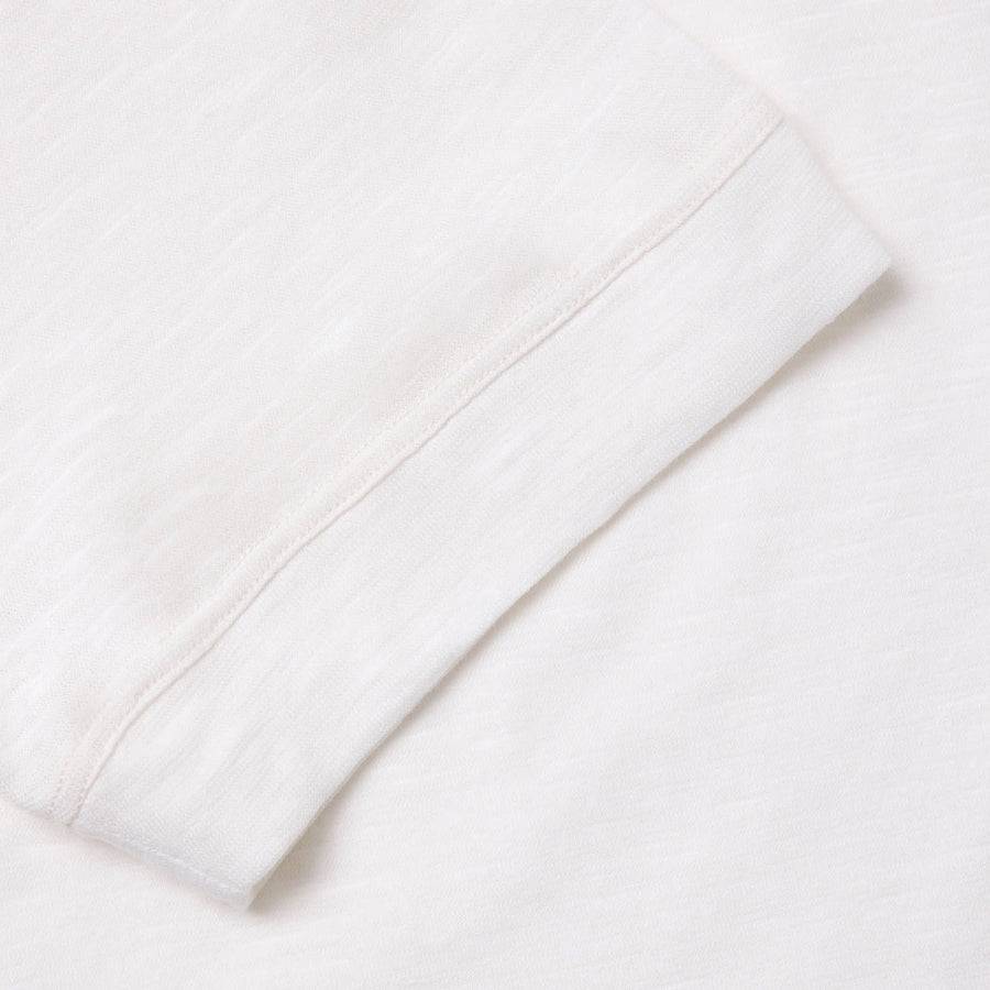 Paolo Pecora T-shirt Jersey Cotone Lino - Bianca Vendita Economica