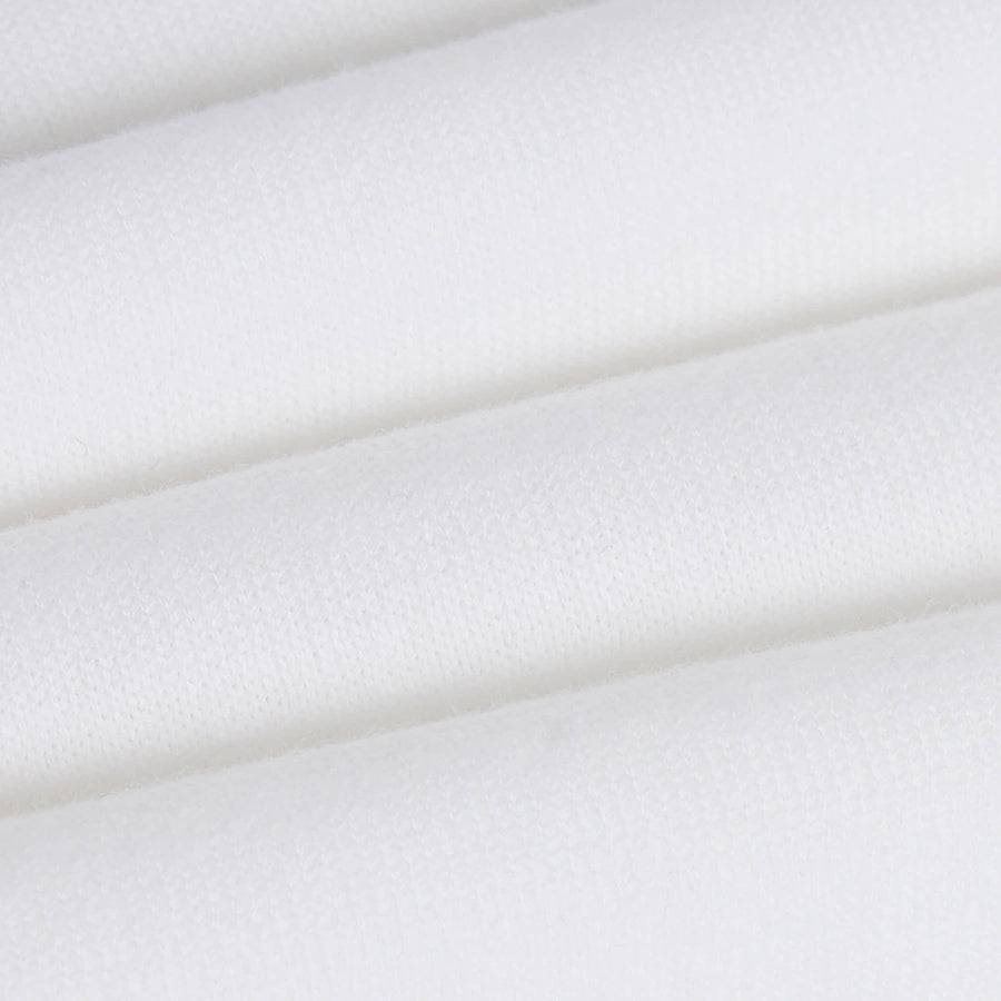 Paolo Pecora Maglia in Cotone Extrafine - Bianco Latte/Navy In Saldo
