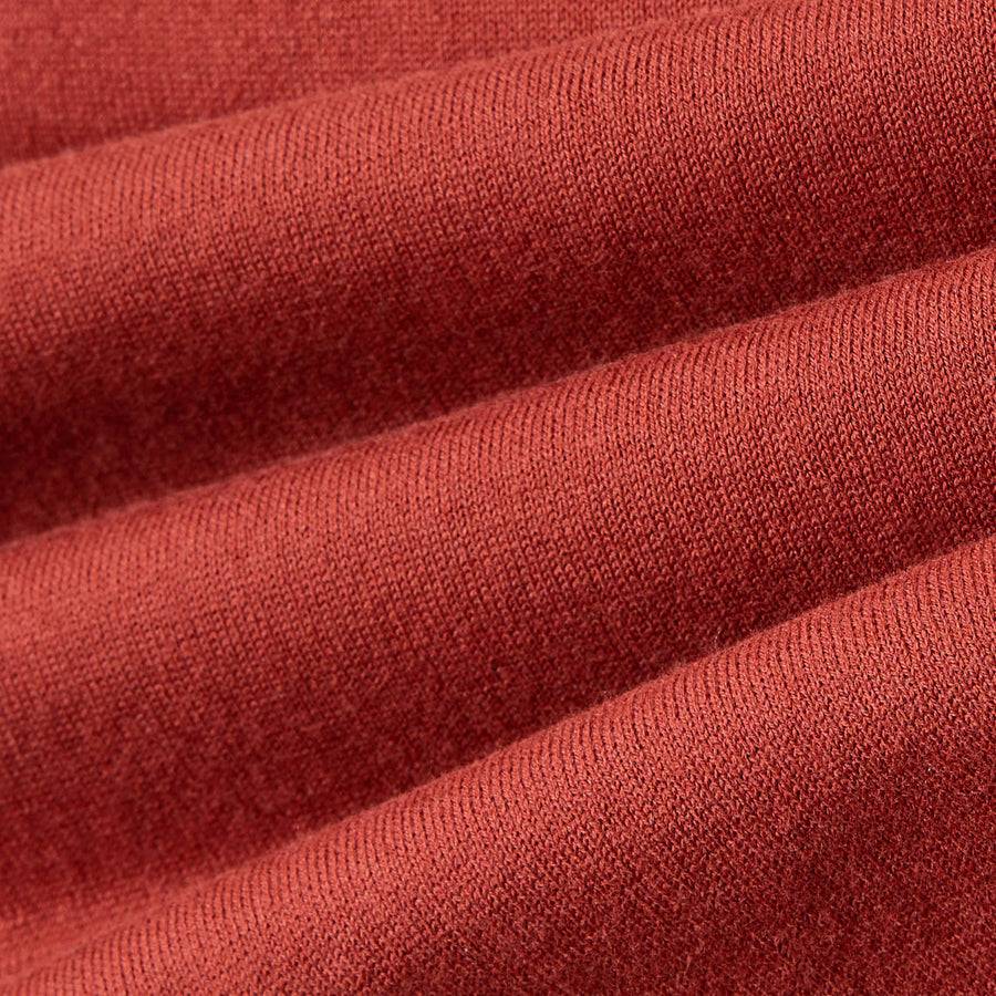 Paolo Pecora Polo Manica Corta in Puro Cotone Extrafine - Rosso Granata Moda