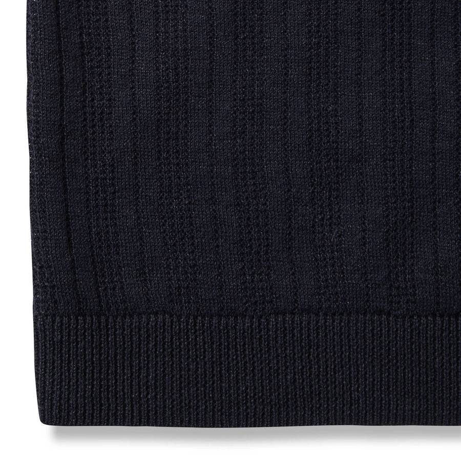 Paolo Pecora Maglia Manica Corta in Lino Cotone Extrafine - Nero 2025