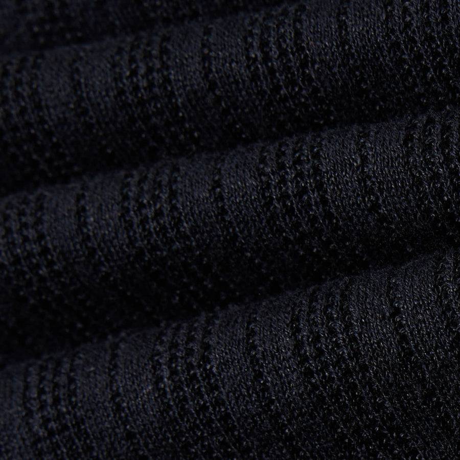Paolo Pecora Maglia Manica Corta in Lino Cotone Extrafine - Nero 2025