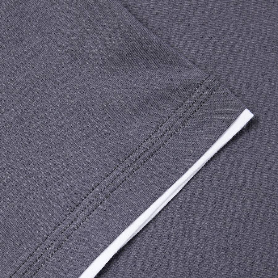 Paolo Pecora T-Shirt in Jersey Extrafine - Grigio Antracite Negozi Online