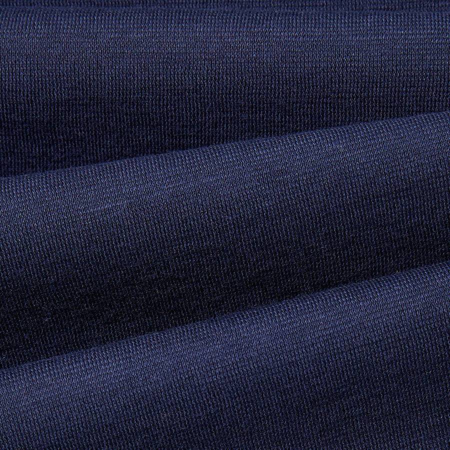 Paolo Pecora T-Shirt in Jersey e Contrasti - Blu Navy Sconto