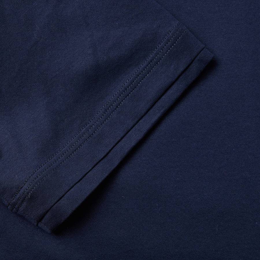 Paolo Pecora T-Shirt in Jersey Lucido - Blu Navy Offerta