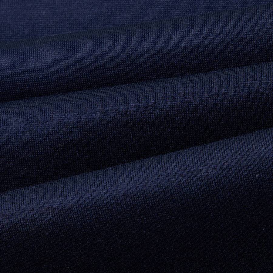 Paolo Pecora T-Shirt in Jersey Lucido - Blu Navy Offerta