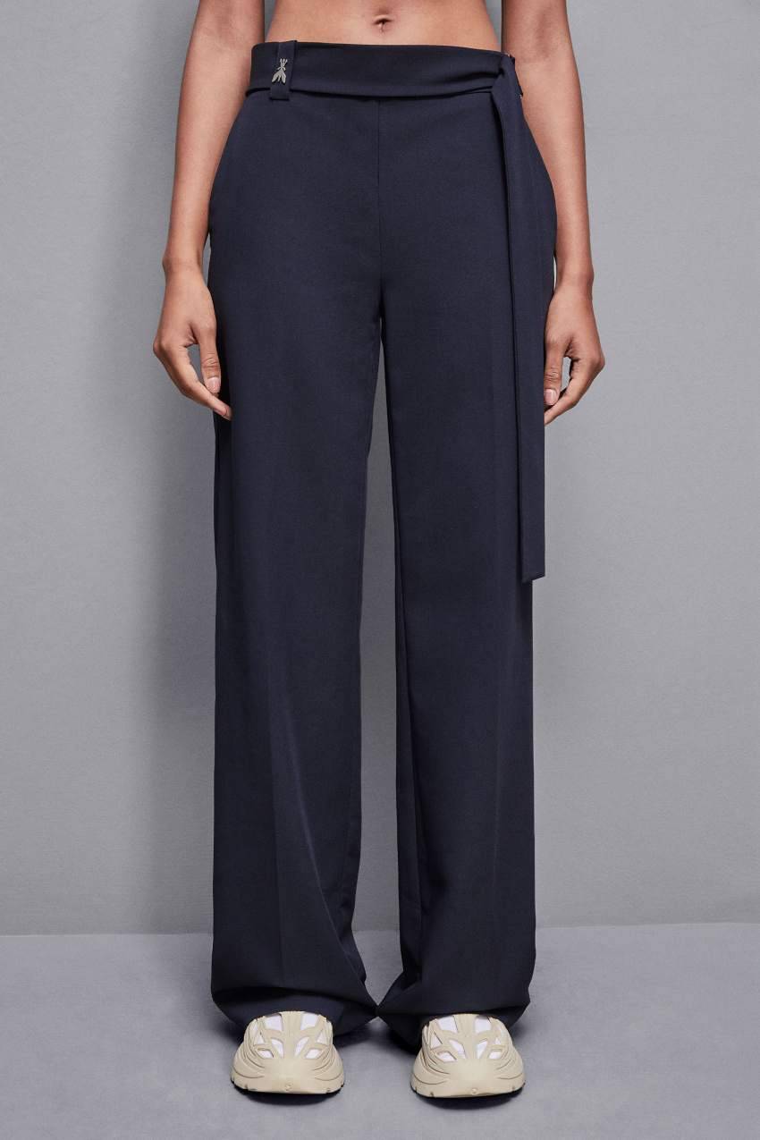 Patrizia Pepe Pantaloni regular fit in gabardina Outlet