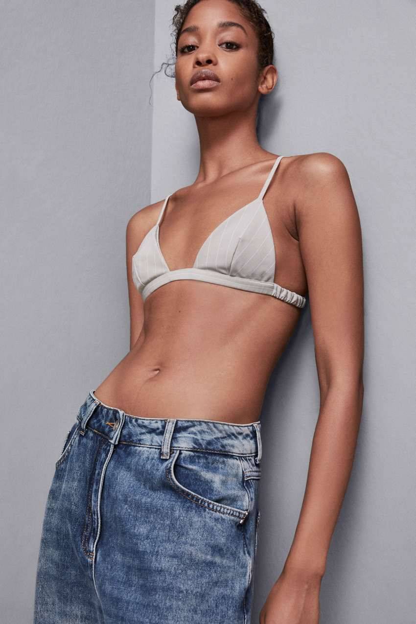 Patrizia Pepe Reggiseno in flanella Pezzi Unici