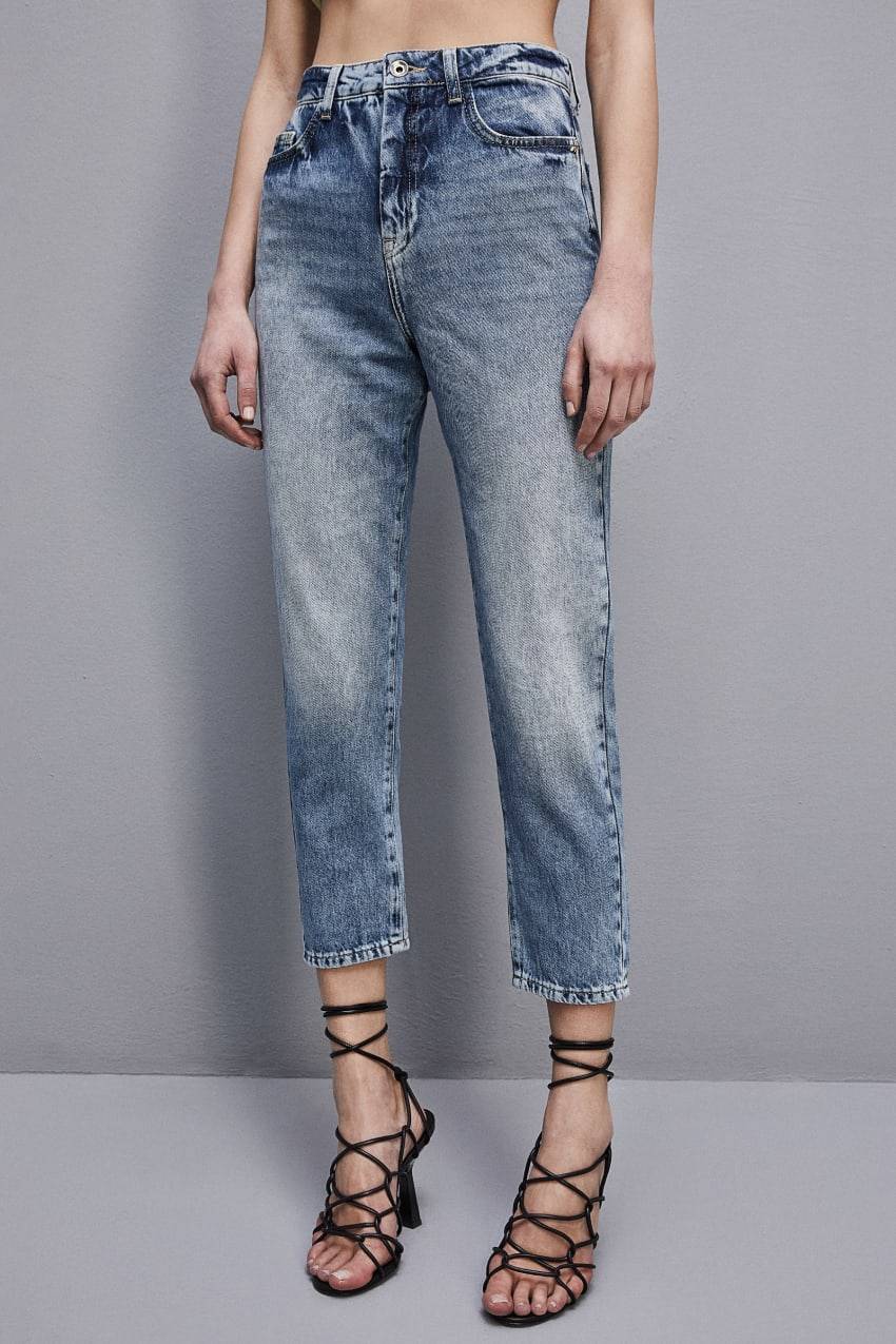 Patrizia Pepe Pantaloni denim a vita alta Prezzo Ridotto