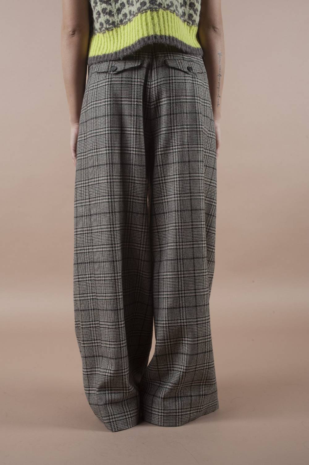Pdr Phisique Du Role PHISIQUE DU ROLE MILANO PANTS IN TWISTED WOOL Sottocosto