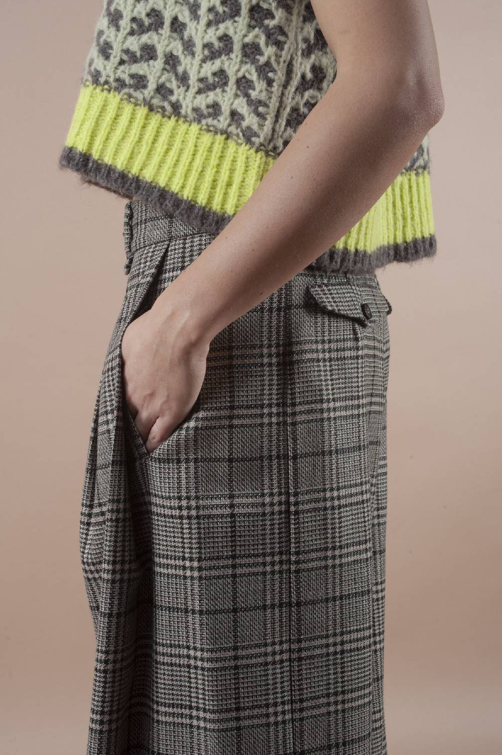 Pdr Phisique Du Role PHISIQUE DU ROLE MILANO PANTS IN TWISTED WOOL Sottocosto