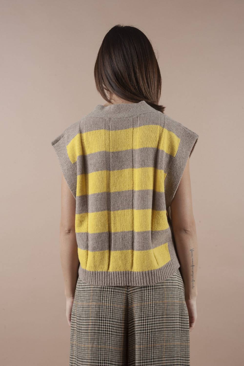 Pdr Phisique Du Role PHISIQUE DU ROLE STRIPED SWEATER TOP IN MERINOS WOOL Offerta