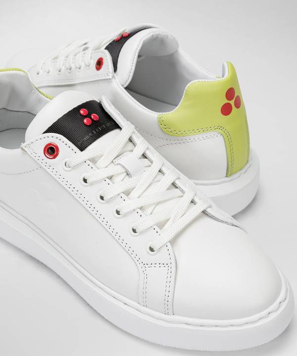 Peuterey Sneaker in pelle con logo goffrato Convenienza