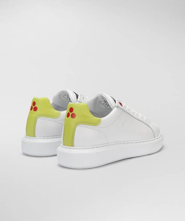 Peuterey Sneaker in pelle con logo goffrato Convenienza