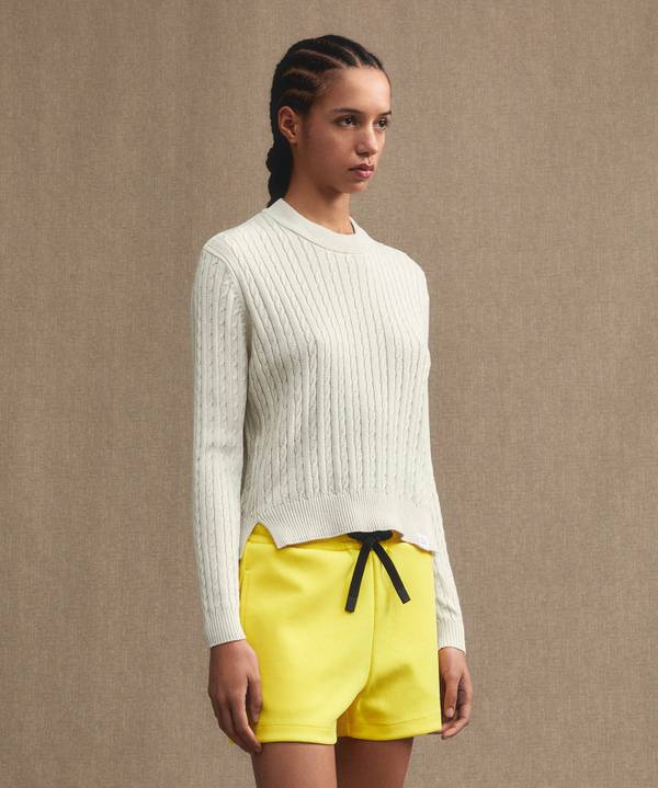 Peuterey Maglia a treccia in tricot di cotone Online