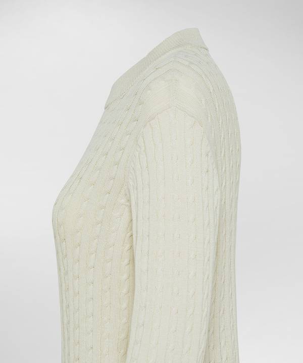 Peuterey Maglia a treccia in tricot di cotone Online