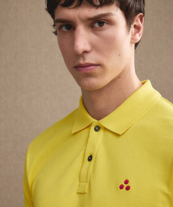Peuterey Polo in cotone piquet Vendita Calda