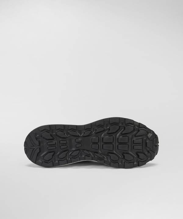 Peuterey Sneakers in pelle con dettagli nylon e nappa Nuova