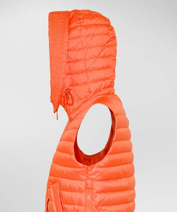 Peuterey Gilet imbottito con ampio cappuccio Italy