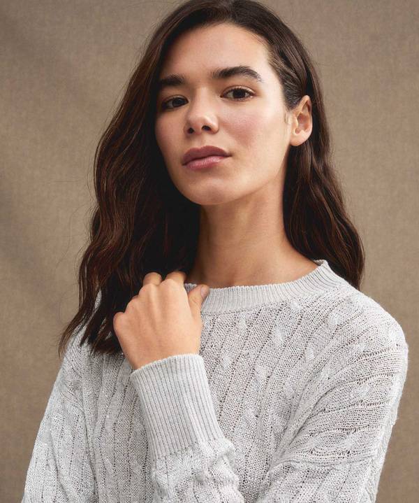 Peuterey Maglia a trecce con paillettes Spedizione Gratuita