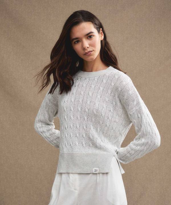Peuterey Maglia a trecce con paillettes Spedizione Gratuita