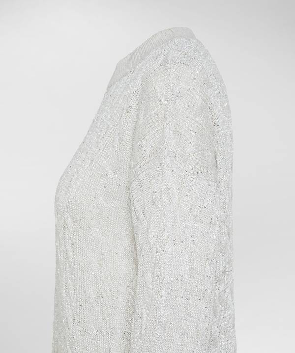 Peuterey Maglia a trecce con paillettes Spedizione Gratuita