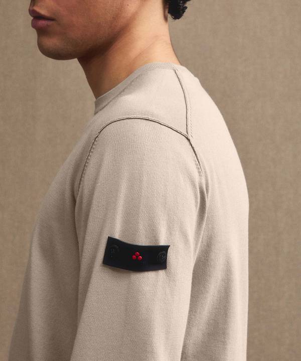 Peuterey Maglia tricot con logo ricamato Acquista Ora