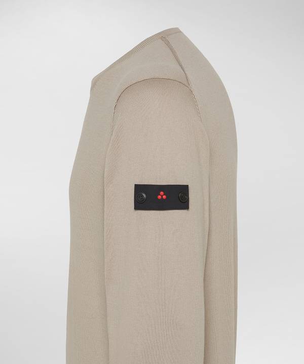 Peuterey Maglia tricot con logo ricamato Acquista Ora