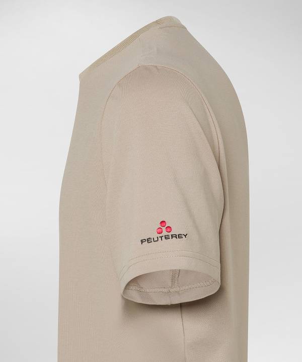 Peuterey T-Shirt stretch in cotone e seta Fino Al -60%