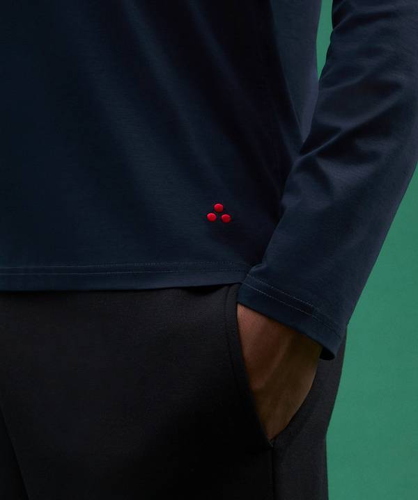 Peuterey Maglia Maniche Lunghe In Morbido Cotone Hotsell
