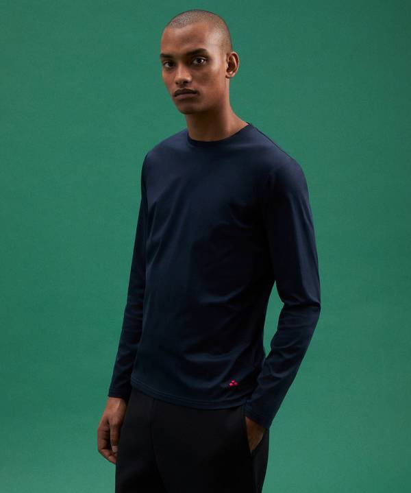Peuterey Maglia Maniche Lunghe In Morbido Cotone Hotsell