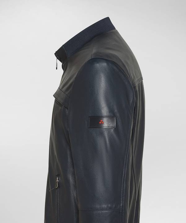 Peuterey Giacca Biker In Pelle Nuova