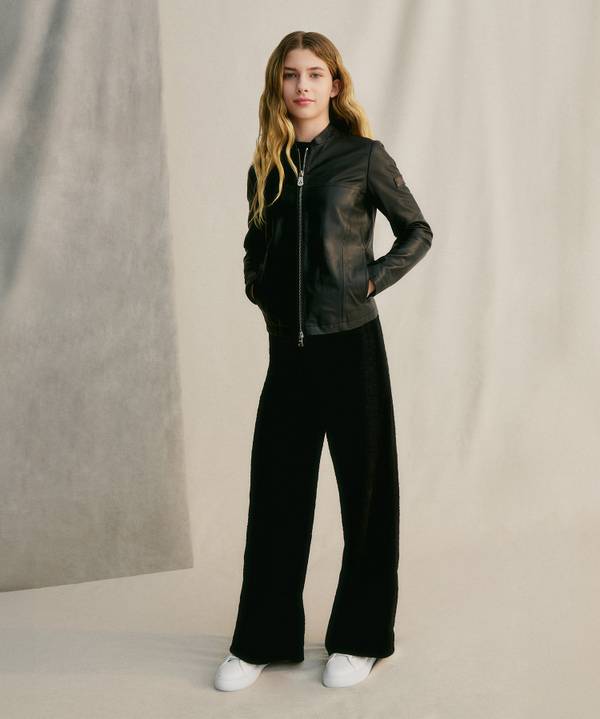 Peuterey Giacca biker in pelle Vendite Flash