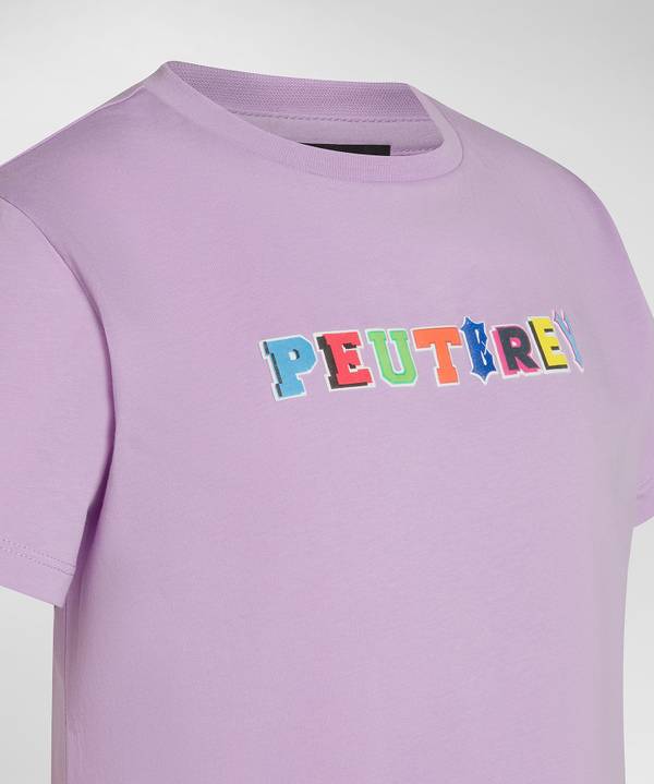 Peuterey T-shirt in cotone con stampa 2025