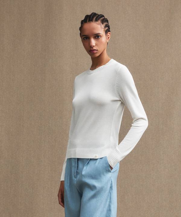 Peuterey Maglia paricollo con polsini a contrasto Online