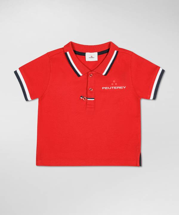 Peuterey Polo in cotone stretch In Vendita