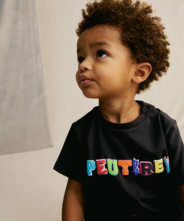 Peuterey T-shirt con scritta multicolor Saldi