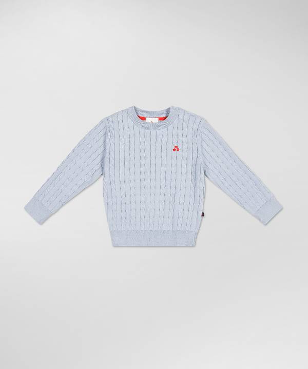 Peuterey Maglia con fantasia a treccia Vendita Calda