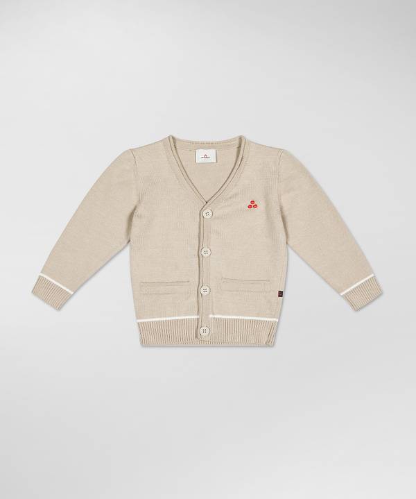 Peuterey Cardigan in tricot di cotone Vendita Economica