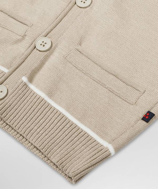 Peuterey Cardigan in tricot di cotone Vendita Economica